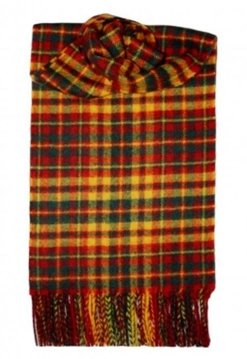 Image 1 of Strathearn Modern Tartan Lambswool Fringed Scarf