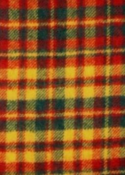 Image 2 of Strathearn Modern Tartan Lambswool Fringed Scarf