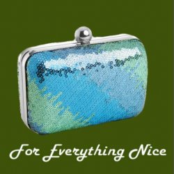 Ombre Shimmer Mini Sequin Minaudiere Evening Bag Bridal Purse
