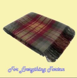 Auld Scotland Tartan Lambswool Blanket Throw