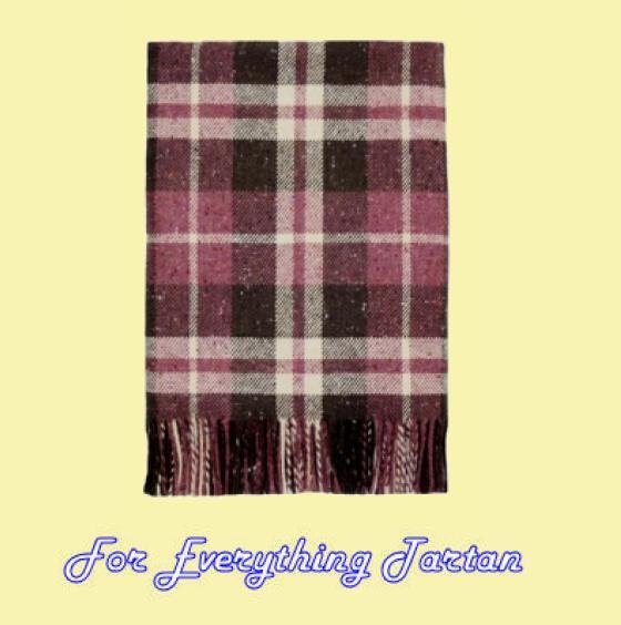 Image 0 of Heather Check Donegal Tartan Lambswool Blanket Throw