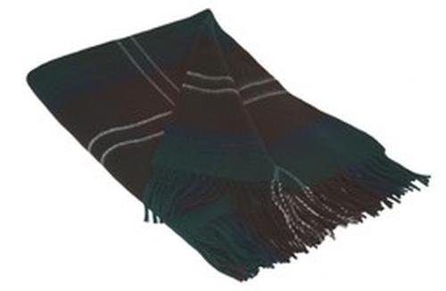 Image 1 of Chisholm Hunting Modern Clan Tartan Lambswool Blanket Throw