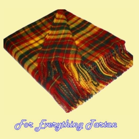 Image 0 of Strathearn Modern Clan Tartan Lambswool Blanket Throw