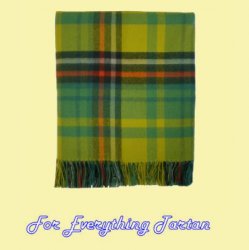 Bellspool Check Tartan Lambswool Blanket Throw