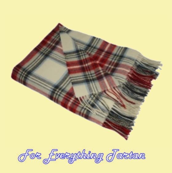 Image 0 of Stewart Eve Modern Clan Tartan Lambswool Blanket Throw