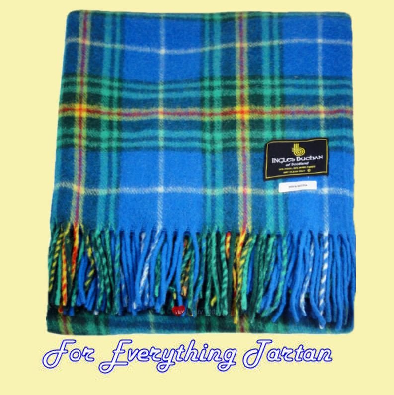 Image 0 of Nova Scotia Canadian Tartan Lambswool Blanket Throw