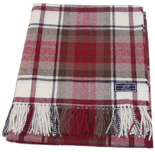 Image 1 of MacDuff Dress Modern Clan Tartan Lambswool Blanket Throw