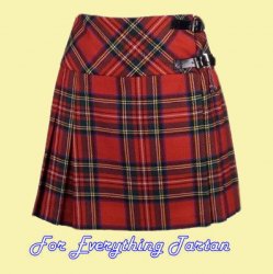 Billie Ladies Mini Skirt Wool Tartan Womens Lightweight Pleated Kilt