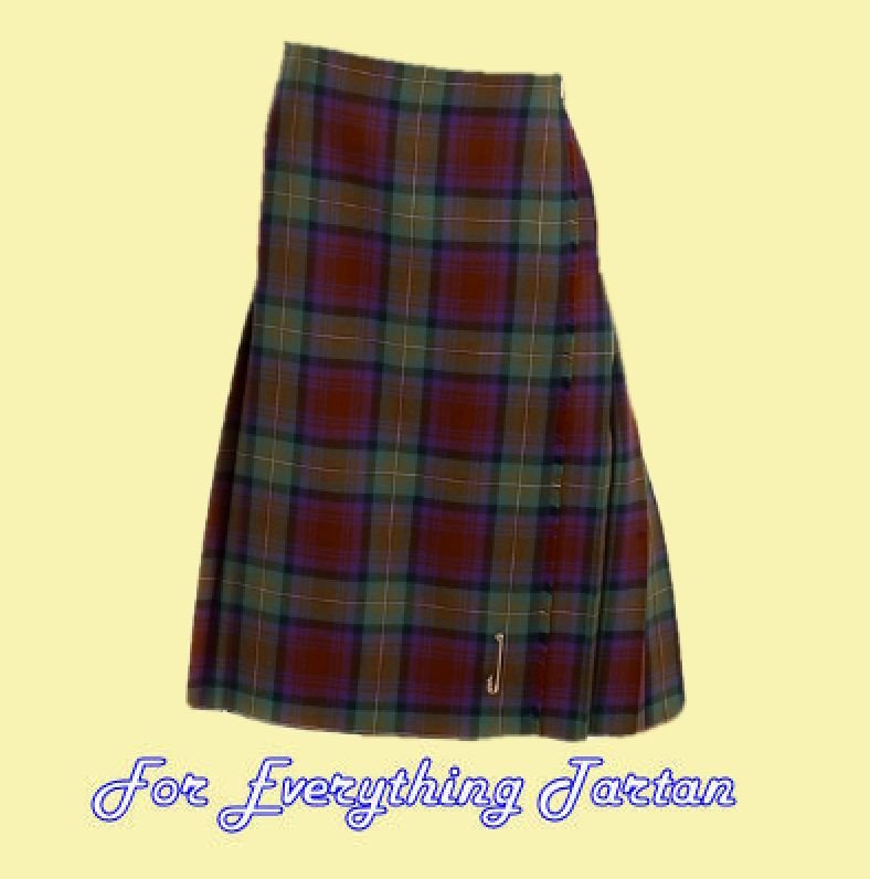 Image 0 of Hostess Ladies Tartan Kilted Long Skirt Wool Womens Lightweight Pleated Kilt