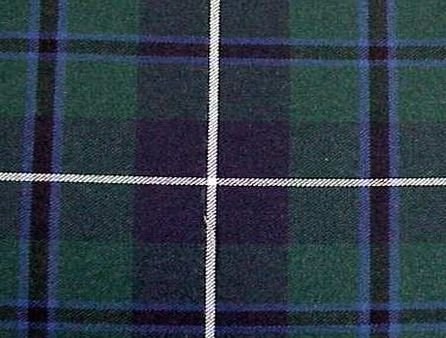 Image 1 of Douglas Modern Tartan Polywool Plaid Fabric Swatch  