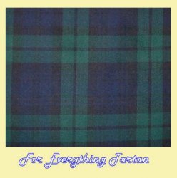 Blackwatch Modern Tartan PolyWool Plaid Fabric Double Width