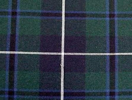 Image 1 of Douglas Modern Tartan PolyWool Plaid Fabric Double Width