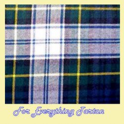 Gordon Dress Modern Tartan PolyWool Plaid Fabric Double Width