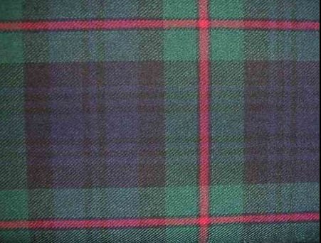 Image 1 of MacKinlay Modern Tartan PolyWool Plaid Fabric Double Width