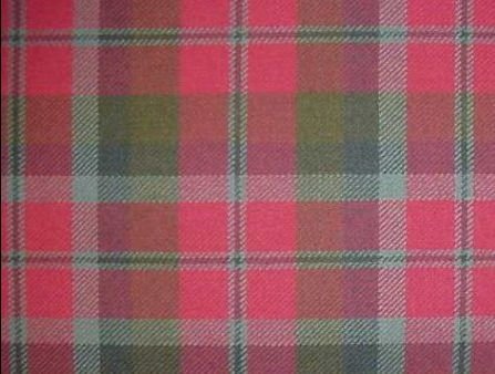 Image 1 of MacNaughton Weathered Tartan PolyWool Plaid Fabric Double Width