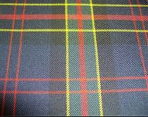 Image 1 of Galway Tartan 11oz Polyviscose Plaid Fabric Double Width