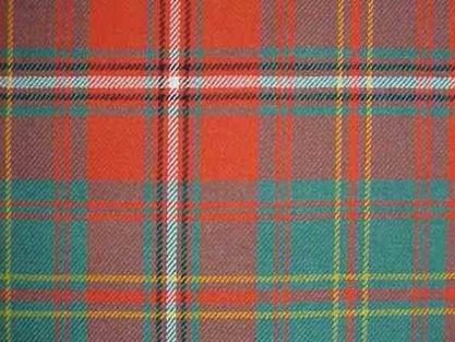 Image 1 of Hay Ancient Tartan 11oz Polyviscose Plaid Fabric Double Width