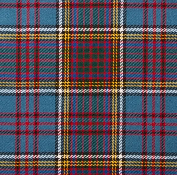 Image 1 of Anderson Modern Tartan Polyviscose Plaid Fabric Swatch  