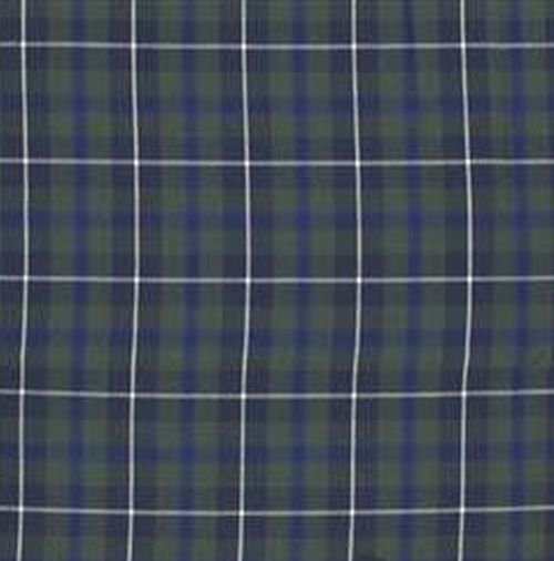 Image 1 of Bath Tartan Polycotton Plaid Fabric Swatch  