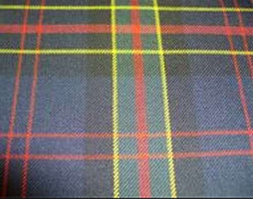 Image 1 of Galway Tartan Polyviscose Plaid Fabric Swatch  
