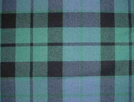 Image 1 of Mackay Ancient Tartan Polyviscose Plaid Fabric Swatch  