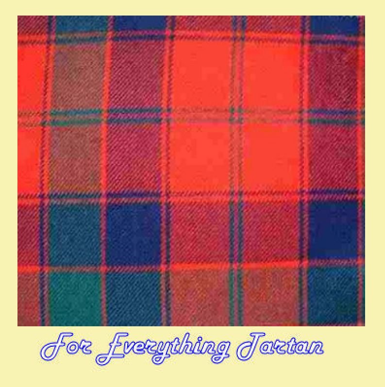 Image 0 of Robertson Red Modern Tartan Polyviscose Plaid Fabric Swatch  
