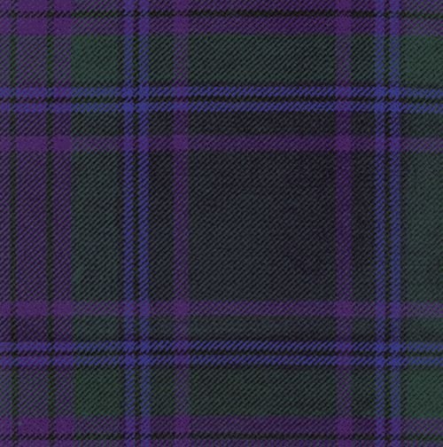 Image 1 of Spirit of Scotland Tartan Polyviscose Plaid Fabric Swatch  