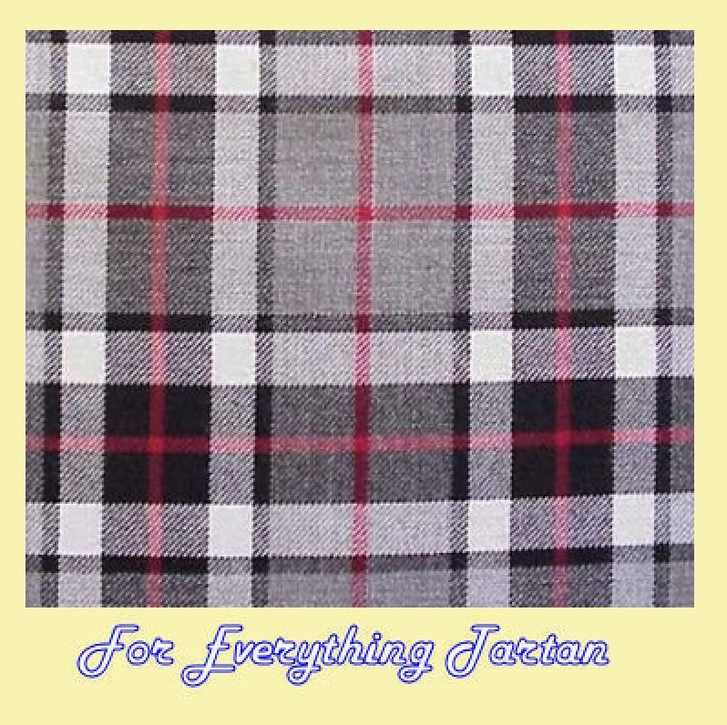 Image 0 of Thomson Grey Tartan Polyviscose Plaid Fabric Swatch  