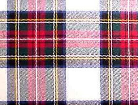 Image 1 of Stewart Dress Modern Tartan Brushed Cotton Plaid Fabric x 1 metre