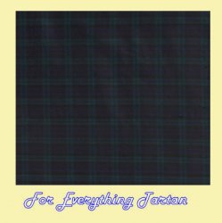 Blackwatch Modern Mini Tartan Dupion Silk Plaid Fabric x 1 metre