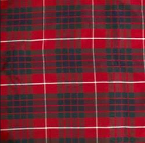 Image 1 of Fraser Dress Modern Tartan Dupion Silk Plaid Fabric x 1 metre