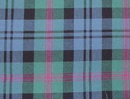 Image 1 of Baird Ancient Tartan Dupion Silk Plaid Fabric Swatch  