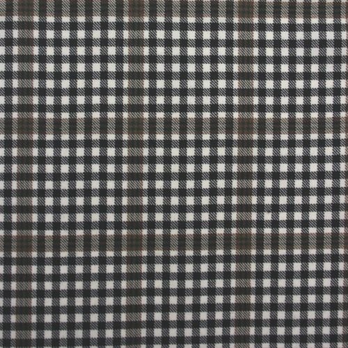 Image 1 of Burns Check Tartan Dupion Silk Plaid Fabric Swatch  