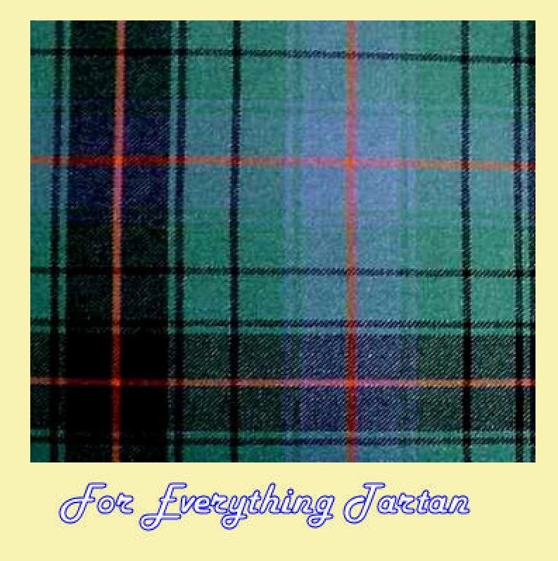 Image 0 of Davidson Ancient Tartan Dupion Silk Plaid Fabric Swatch  