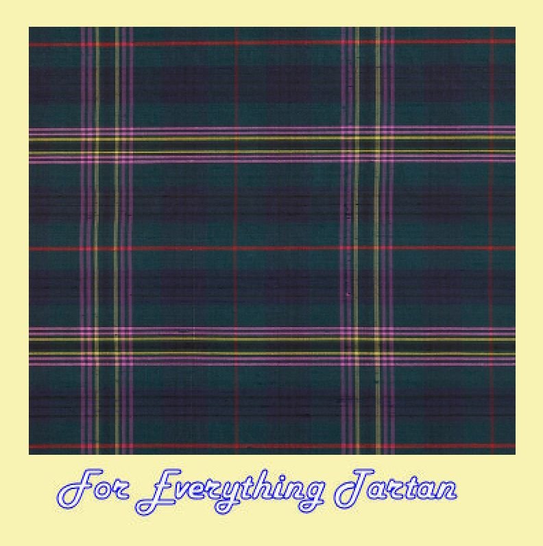 Image 0 of Kennedy Modern Tartan Dupion Silk Plaid Fabric Swatch  