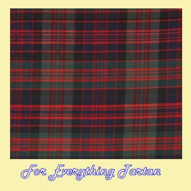 Image 0 of MacDonald Modern Tartan Dupion Silk Plaid Fabric Swatch  