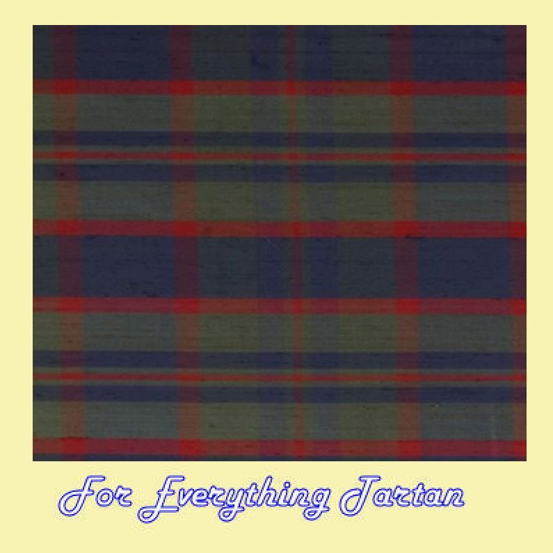 Image 0 of Perthshire Tartan Dupion Silk Plaid Fabric Swatch  