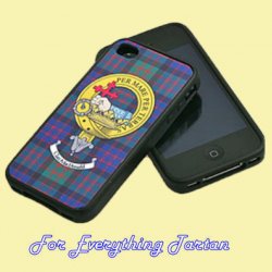 Clan Crest Tartan Badge Black iPhone 5 Cover Clan Badge Case