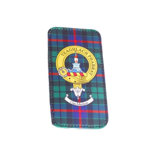 Image 1 of Clan Crest Tartan Badge Black Blackberry Touch 9800-9810 Cover Clan Badge Cover