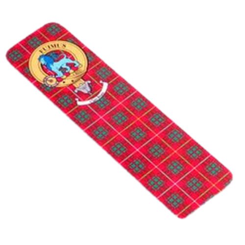 Image 3 of Clan Crest Tartan Clan Badge Tartan Metal Bookmarks Set of 2