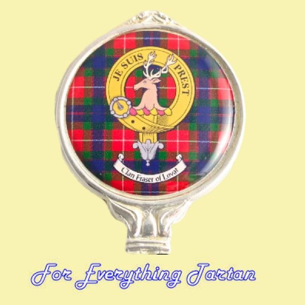Image 0 of Clan Crest Tartan Badge Polished Metal Collectors Souvenir Spoon