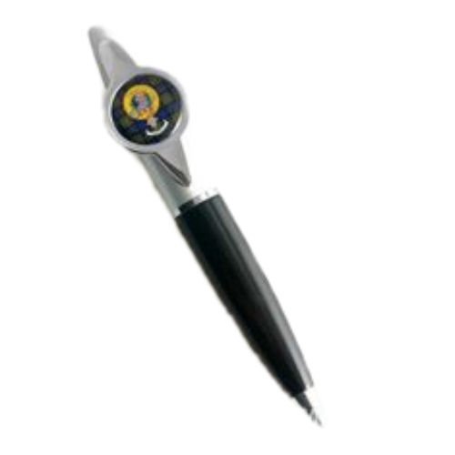 Image 1 of Clan Crest Tartan Badge Polished Executive Writing Pen