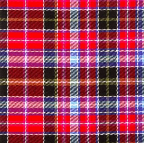 Image 1 of Aberdeen District Lightweight 10oz Wool Tartan Fabric Swatch 