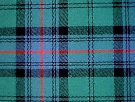 Image 1 of Armstrong Ancient Tartan 10oz Wool Fabric Lightweight Swatch  