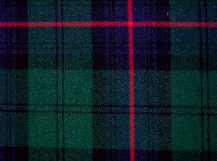 Image 1 of Armstrong Modern Tartan 10oz Wool Fabric Lightweight Swatch  