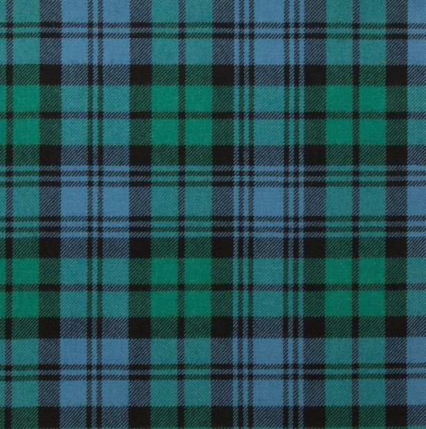 Image 1 of Black Watch Ancient Lightweight Reiver 10oz Tartan Wool Fabric