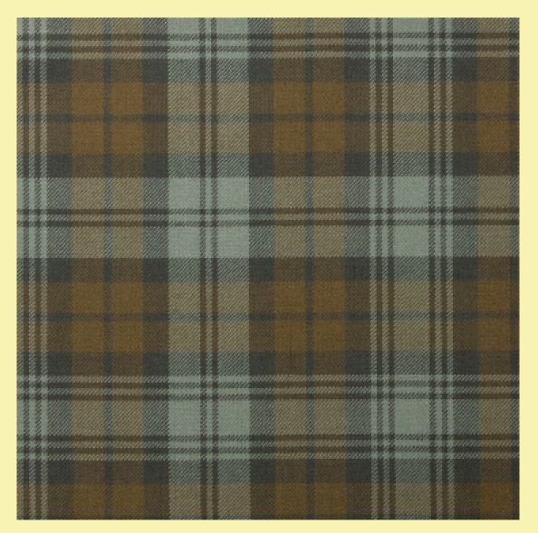 Image 0 of Black Watch Weathered Lightweight Reiver 10oz Tartan Wool Fabric 