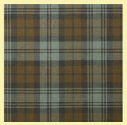 Black Watch Weathered Lightweight Reiver 10oz Tartan Wool Fabric 