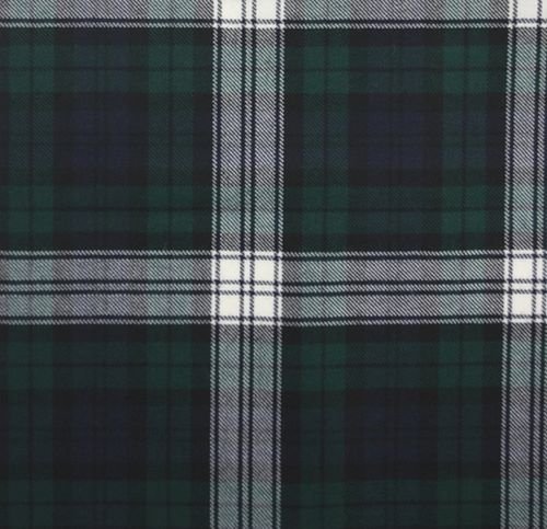 Image 1 of Blackwatch Dress Modern Tartan 10oz Wool Fabric Lightweight Swatch  