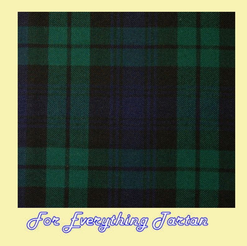 Image 0 of Blackwatch Modern Tartan 10oz Wool Fabric Lightweight Swatch  